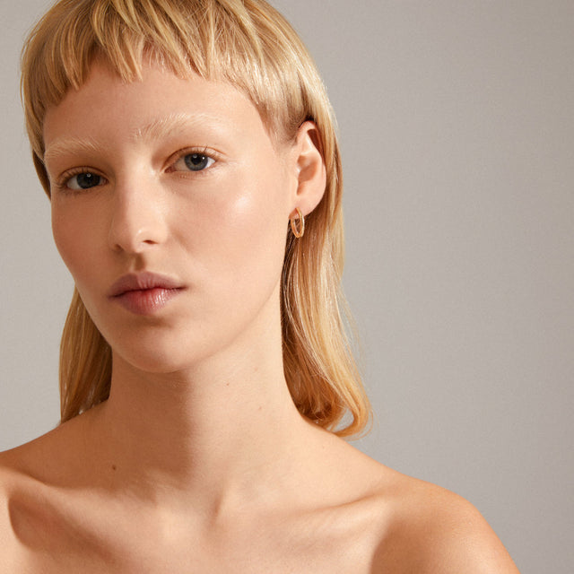 Pilgrim Dominique Hoop Earrings - Gold
