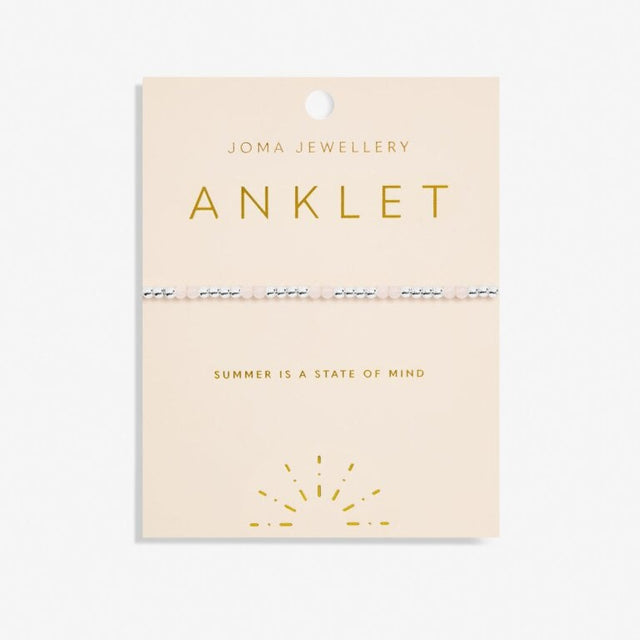 Joma Silver & Pearl Anklet