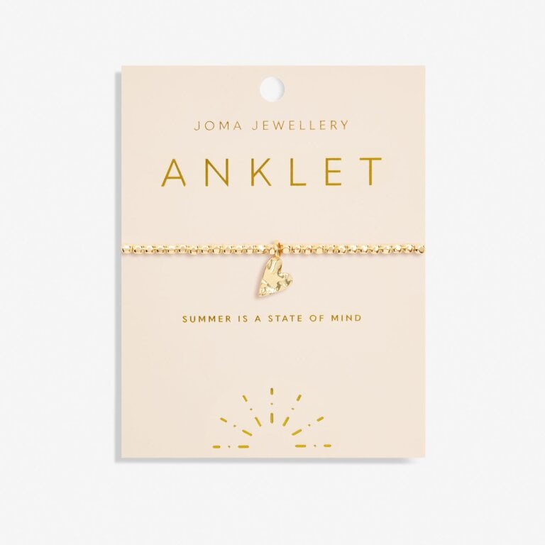 Joma Heart Gold Anklet