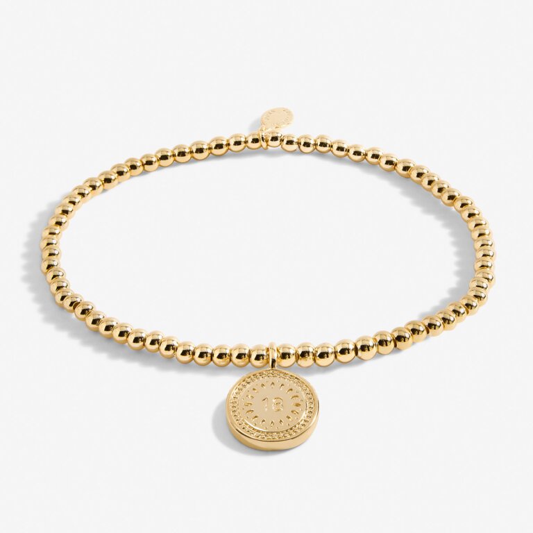 Joma "18th Birthday" Gold Bracelet