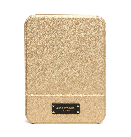 Alice Wheeler Kensington Folding Mirror - Gold Black