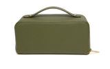 Alice Wheeler Kensington Train Case - Olive