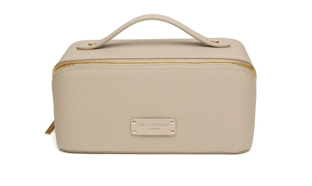 Alice Wheeler Kensington Train Case - Stone
