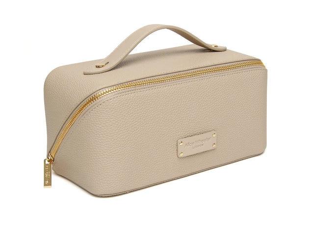 Alice Wheeler Kensington Train Case - Stone