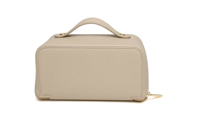 Alice Wheeler Kensington Mini Train Case - Stone