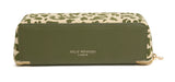 Alice Wheeler Small Train Case - Olive Leopard