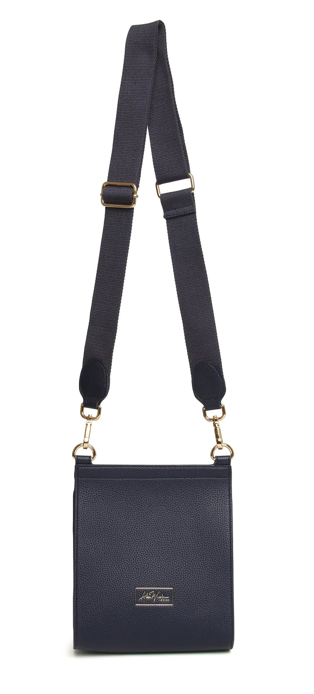 Alice Wheeler Bloomsbury Crossbody Bag - Navy