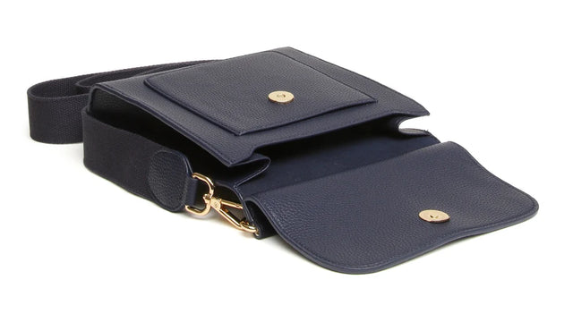 Alice Wheeler Bloomsbury Crossbody Bag - Navy