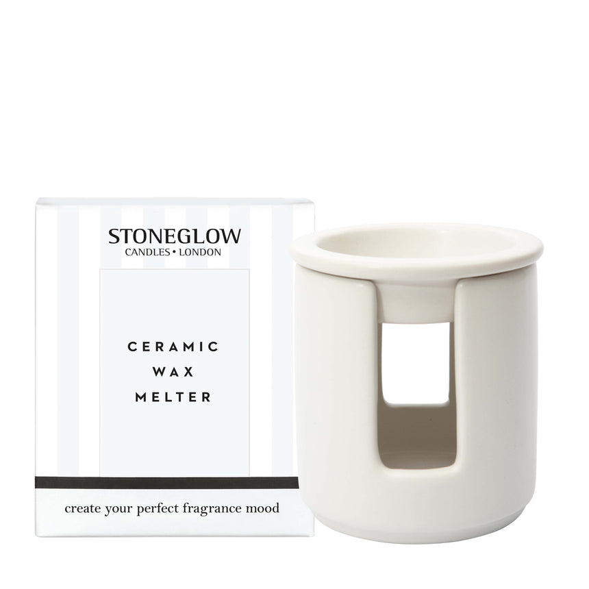 Stoneglow Ceramic Wax Melter - White