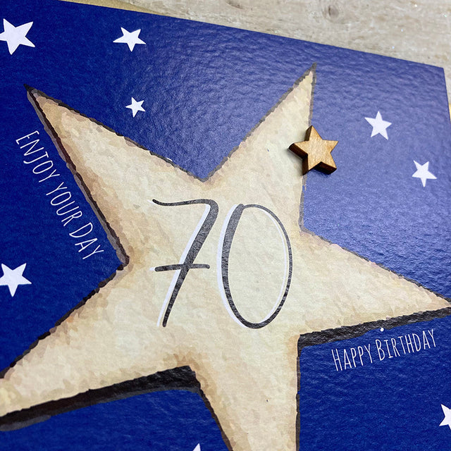 Star Age 70 Card