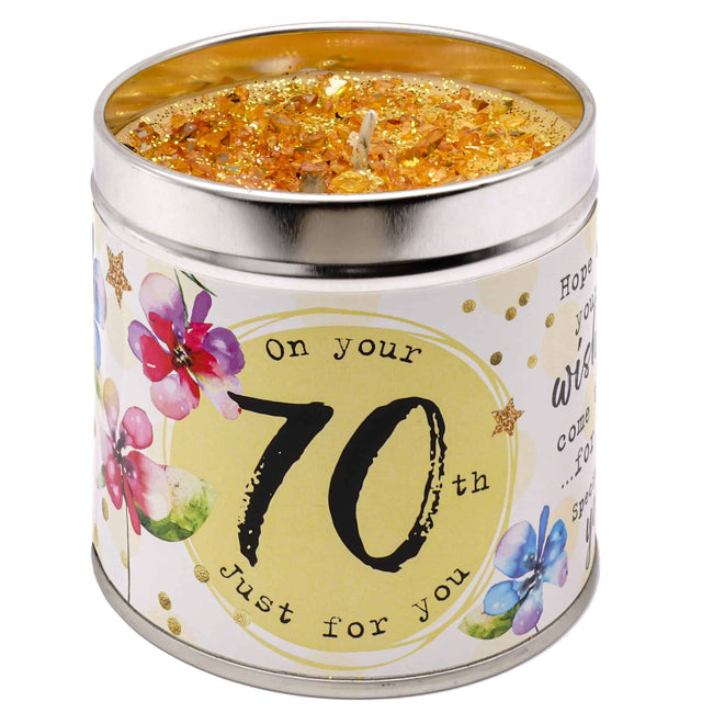 Just Because Age Candle - 70th