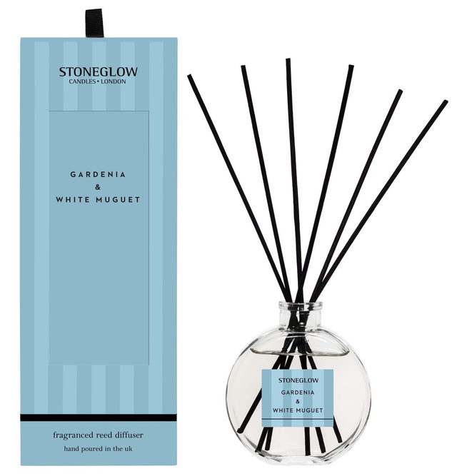 Stoneglow Gardenia & White Muguet Reed Diffuser