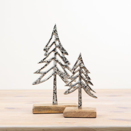 Tree Mounted on Wooden Base 29cm