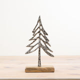 Tree Mounted on Wooden Base 29cm