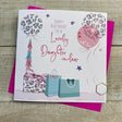 White Cotton Daughter-in-Law Birthday Card