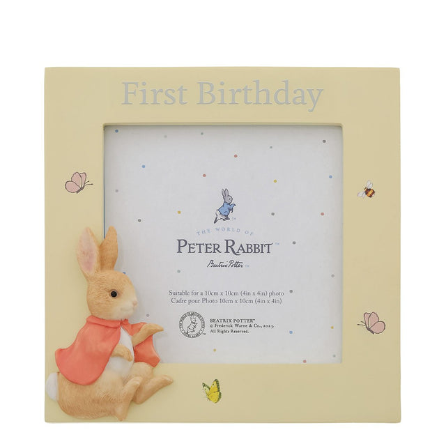 Beatrix Potter Flopsy 1st Birthday Photo Frame
