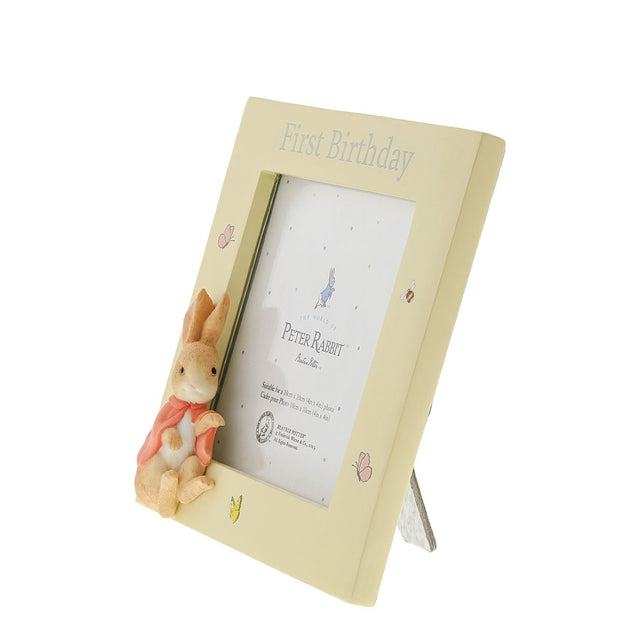 Beatrix Potter Flopsy 1st Birthday Photo Frame