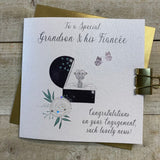 Grandson & Fiancee Engagement Card - Large