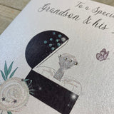 Grandson & Fiancee Engagement Card - Large