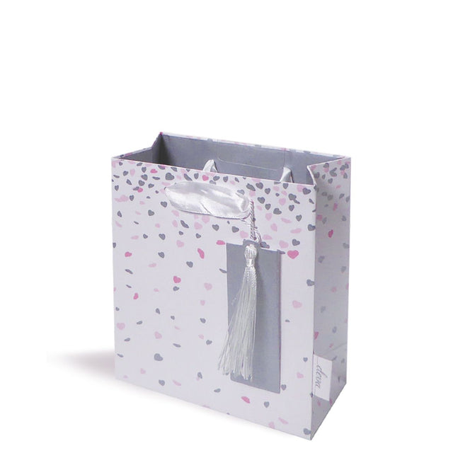 Confetti Heart Gift Bag Small
