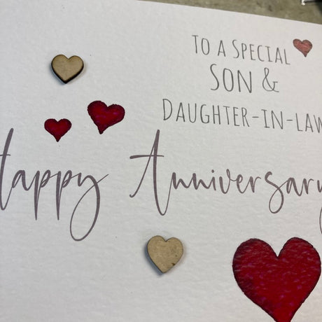 Son & Daughter-in-Law Anniversary Card