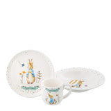 Beatrix Potter Peter Rabbit Ceramic Dinner Set 3 Pieces