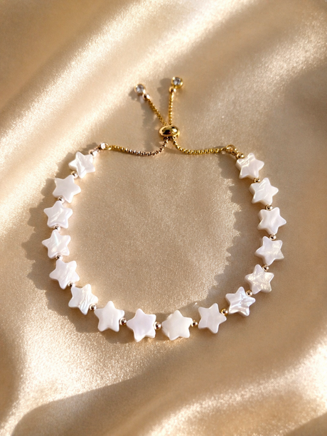 White Star Slider Bracelet