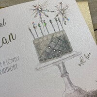 Very Special Gran Birthday Card - Birthday Cake