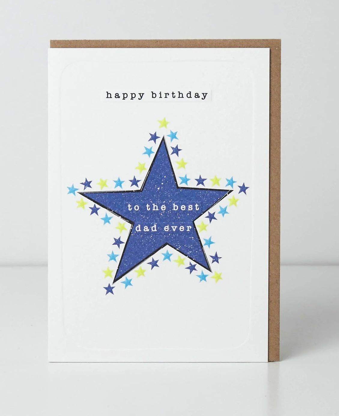 Best Dad Birthday Card - Star