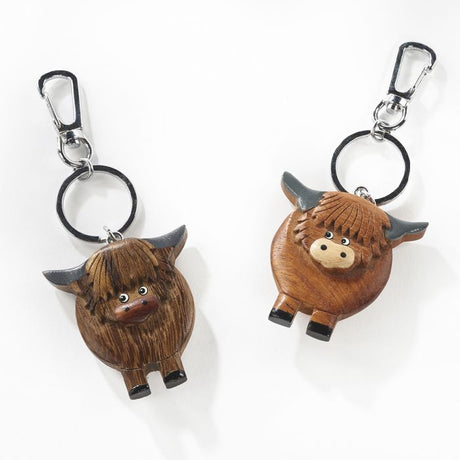 Richard Lang Highland Cow Keyring