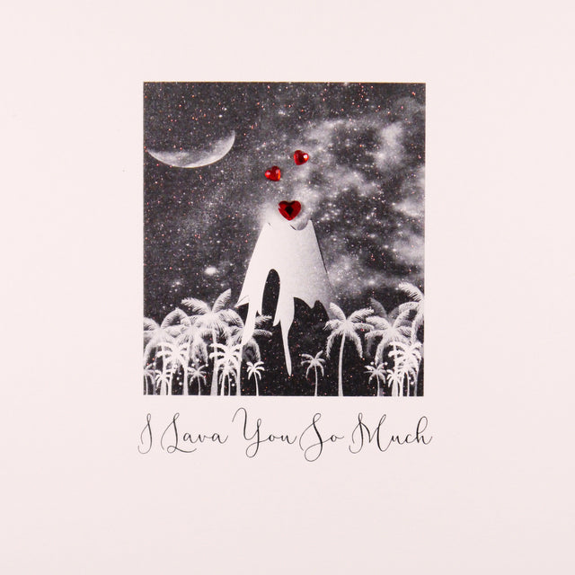 Love You So Much Valentines Card