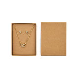 Pilgrim Harlan Earrings & Necklace Set - Gold