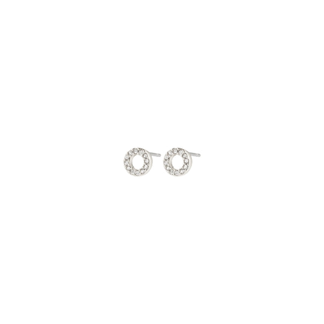Pilgrim Harlan Earrings & Necklace Set - Silver