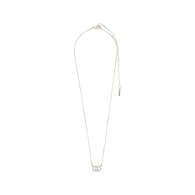 Pilgrim Harlan Earrings & Necklace Set - Silver
