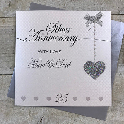 25th Anniversary Love Mum & Dad Card