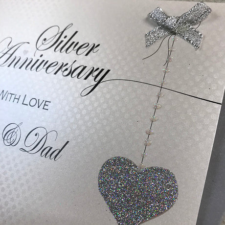 25th Anniversary Love Mum & Dad Card