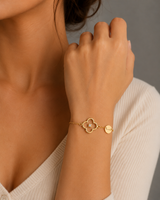 Miss Dee Gold Clover Bracelet