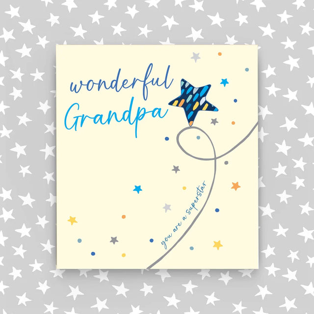 Wonderful Grandpa Card - Star