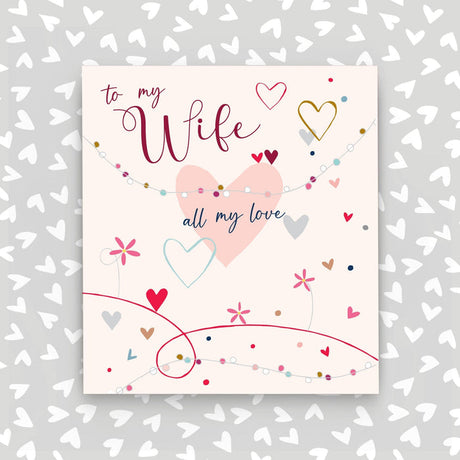 Molly Mae Wife Anniversary Card