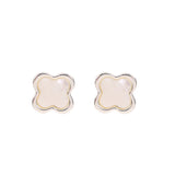 Earrings - Oyster & Silver