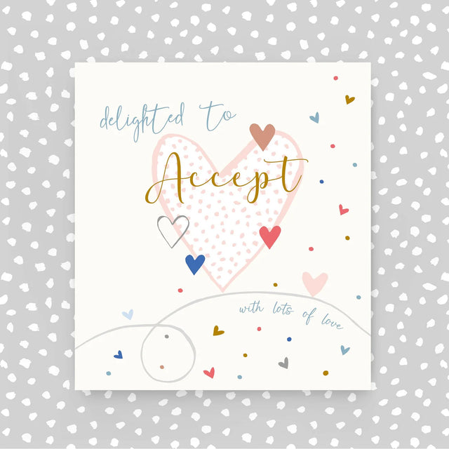 Delighted to Accept Card