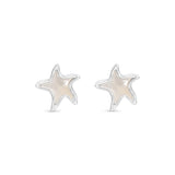 Earrings - Oyster & Silver Star