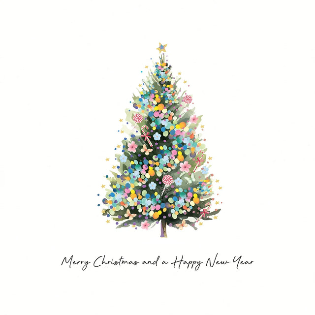 Merry Christmas and Happy New Year Boxed Cards (Tree)