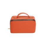 Alice Wheeler Orange & Black Train Case Med