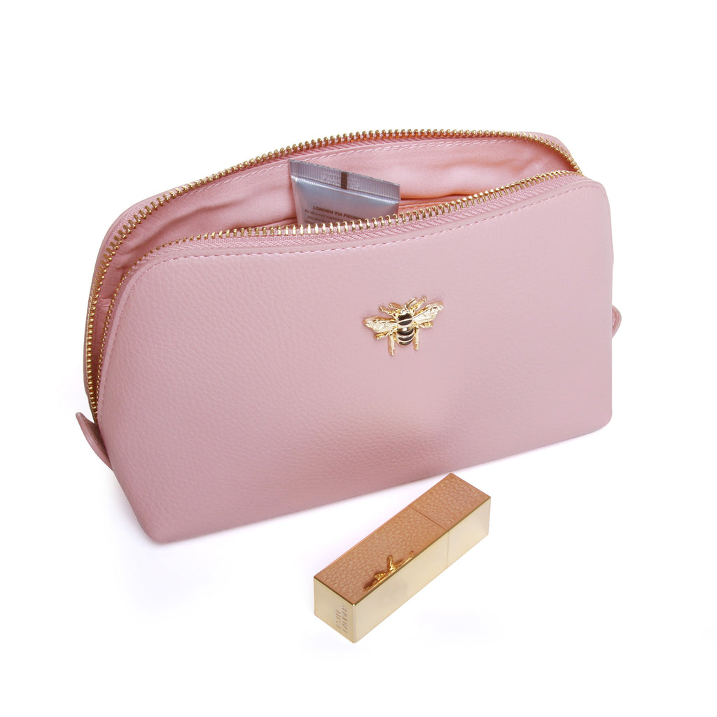 Alice Wheeler Pink Makeup Bag - Small