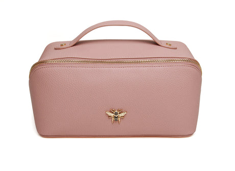 Alice Wheeler Pink Train Case Med