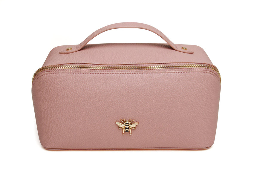 Alice Wheeler Pink Train Case Med