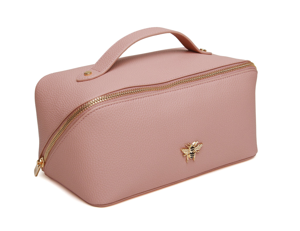 Alice Wheeler Pink Train Case -  Medium