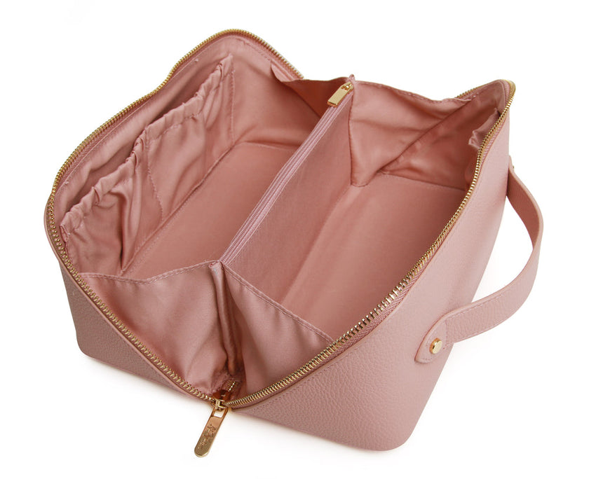 Alice Wheeler Pink Train Case -  Medium