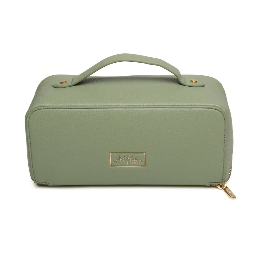 Alice Wheeler Sage Train Case - Mini